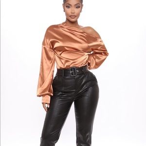 Faux Leather Pants
